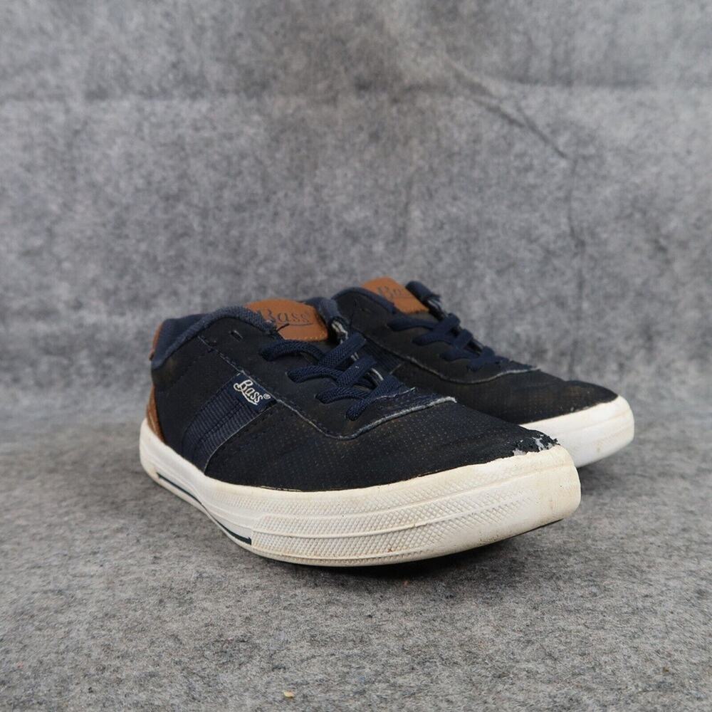 Bass Shoes Kids 13 Sneakers Casual Active Lace Up Boys Athletic Blue Brown Low